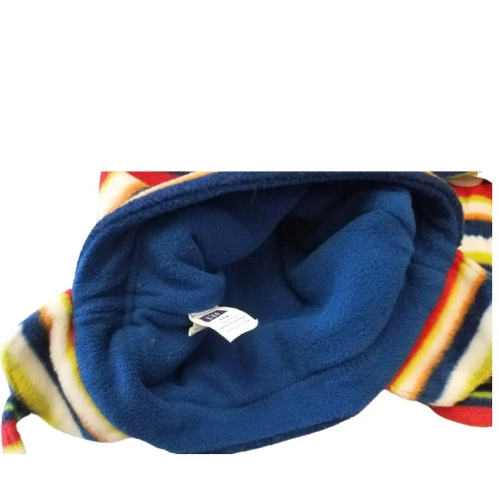 BABY GAP Colorful Striped Beanie Hat & Mittens Set - Infants Up to 6 MO
